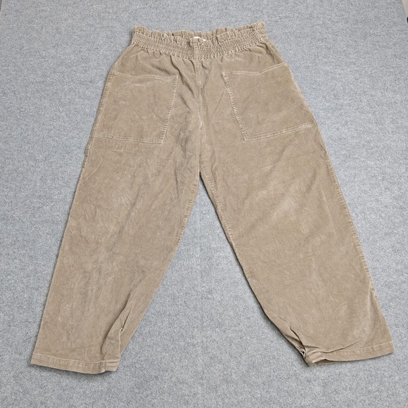 Pietsie Other - Pietsie Pants Mens XL Beige Corduroy Sweatpants Elastic Waist Relaxed USA